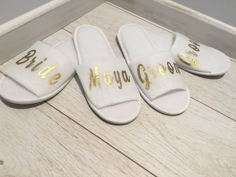 personalised hen party slippers