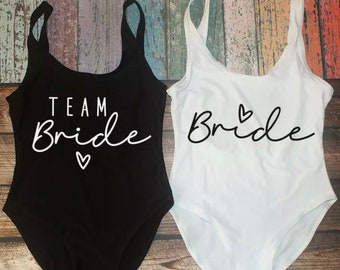 Personalised swimsuit, hen party swimwear, bride swimsuit, destination wedding, honeymoon swimwear, Team bride, swimsuit, swimsuit