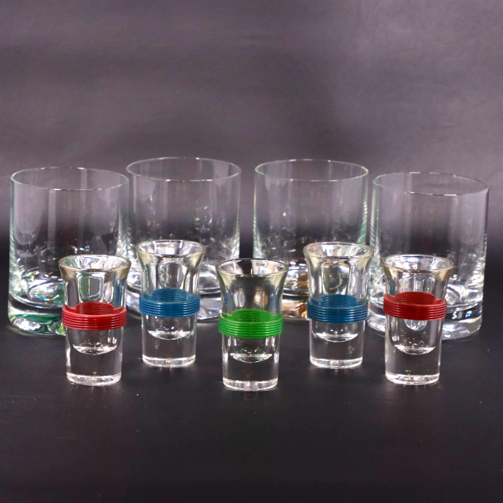 Brindle Southern Farms SW Etched Shot Glass Set of 4: sci-fi Space Star Noises Wars Shot Glasses