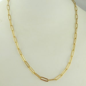 Link chain large link coarse link chain necklace gold stainless steel,gift