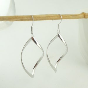 Boucles d'oreilles en argent sterling 925, boucles d'oreilles pendantes, cadeau petite amie image 2