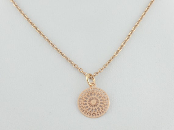 Chain Necklace Rose Gold Boho Ornaments 