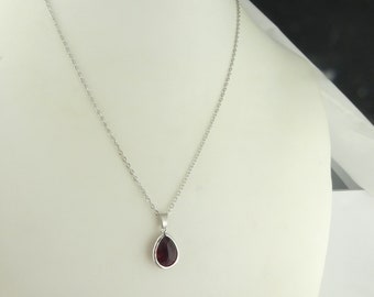 ステンレススチール チェーンネックレス シルバー/レッド ステンレススチール チェーンネックレス シルバー/レッド 楽天市場】赤