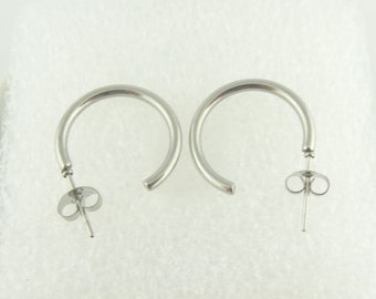 Set 12 Paia di Orecchini a Bottone Rotondi in Acciaio Inossidabile per Uomo e Donna (Argento, Nero, 3mm-8mm