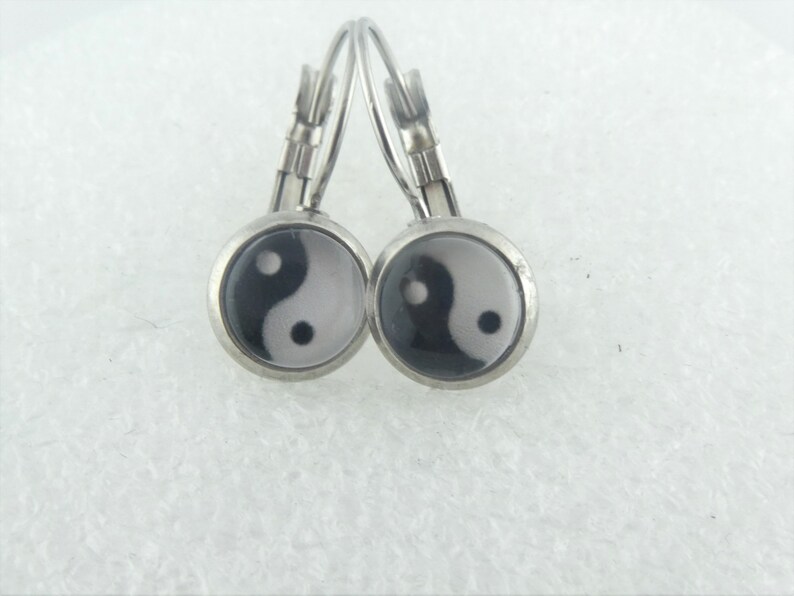 Ying /& Yang Ohrstecker 8 mm