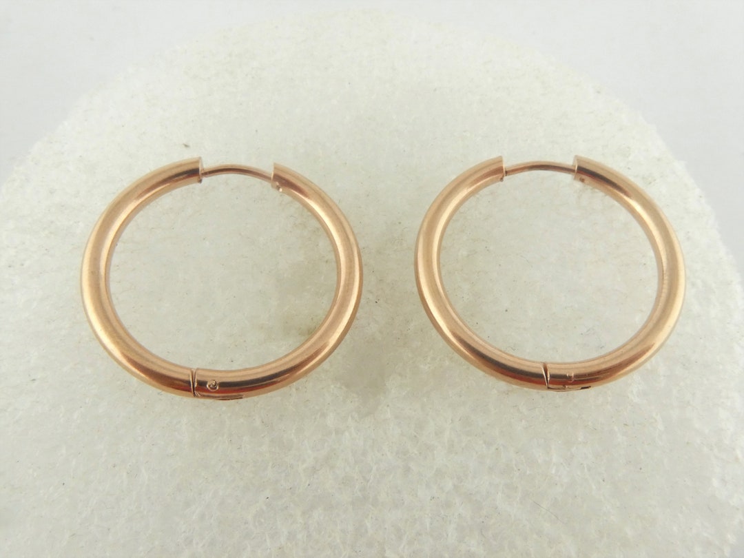Happiness Boutique Créoles Minuscules Or - Boucles D'Oreilles Rondes En Acier Inoxydable