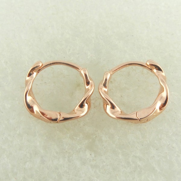 Rose Gold Earrings - Etsy