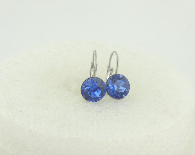Raffinierter Indischer Blauer Chalcedon & Akzentuierter Zirkon-Anhänger