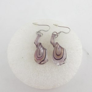 Earrings silver-purple-blackberry-gold-black Helix,valentine's Day image 5