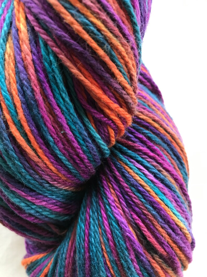 CottonBamboo Worsted Weight Hand-painted Yarn Mia