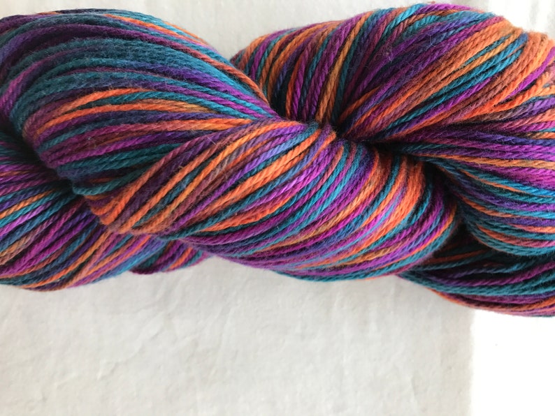 CottonBamboo Worsted Weight Hand-painted Yarn Mia