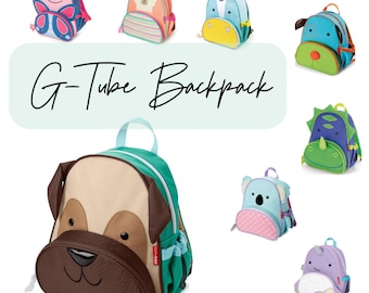 Gtube Modified Feeding Backpack, Medium Size, Tubie, Kangaroo Joey, EnteraLite Infinity