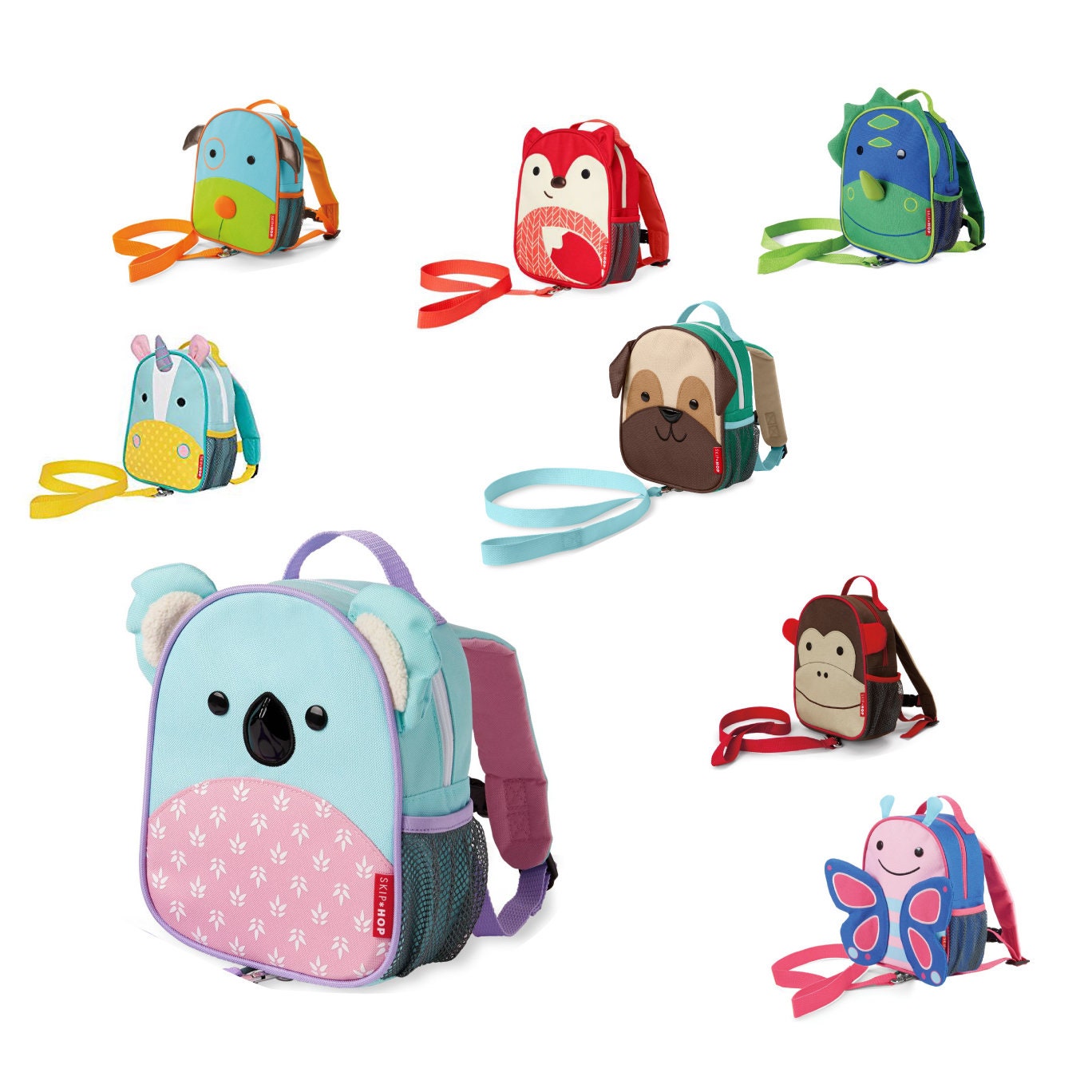 Skip Hop - Mini Backpack With Safety Harness, Koala