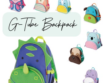 Gtube Modified Feeding Backpack, Medium Size, Tubie, Kangaroo Joey, EnteraLite Infinity