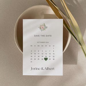 Save the date met kalendarium