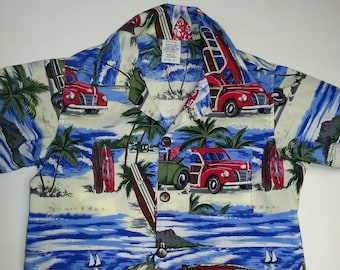 Father and Son Matching Hawaiian shirts