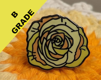 Gelbe Rose Pin (B GRADE)