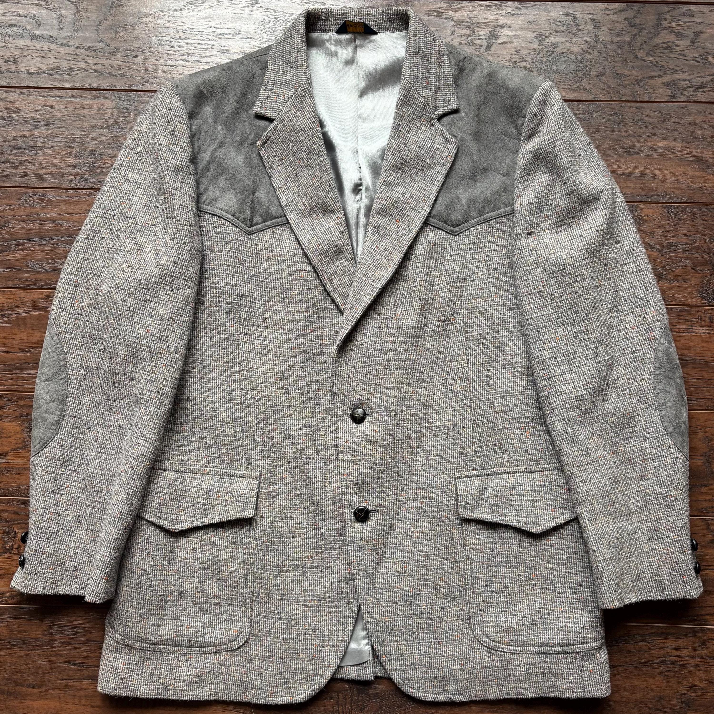 Blazer vintage en tweed liz claiborne : veste équestre à