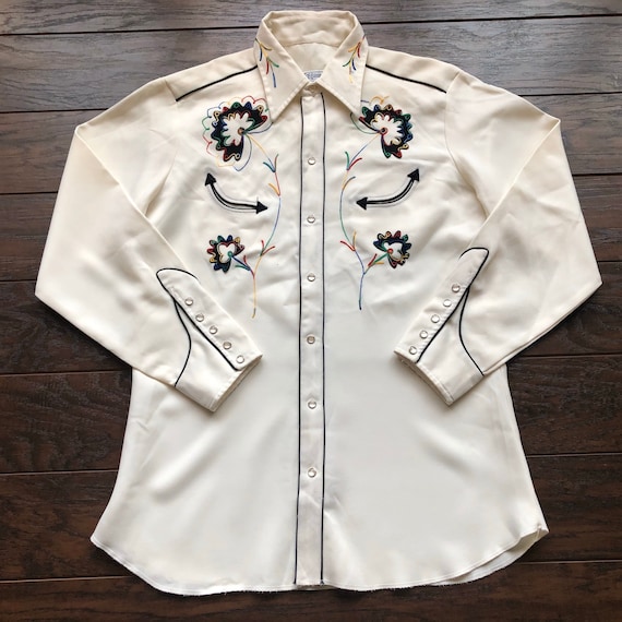 70’s Vintage Western Rockabilly Men’s H Bar C Gaba