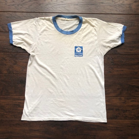 70’s/80’s Vintage Chrysler Plymouth Ringer Tee | D
