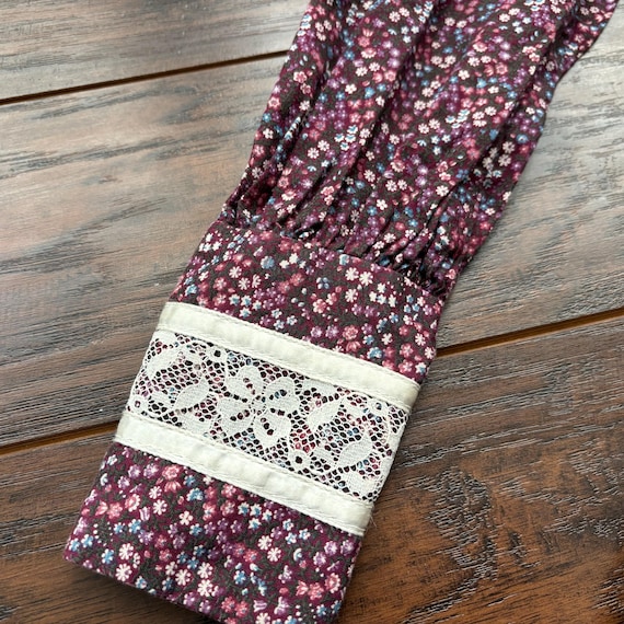 70’s Vintage Boho Western Floral Prairie Dress