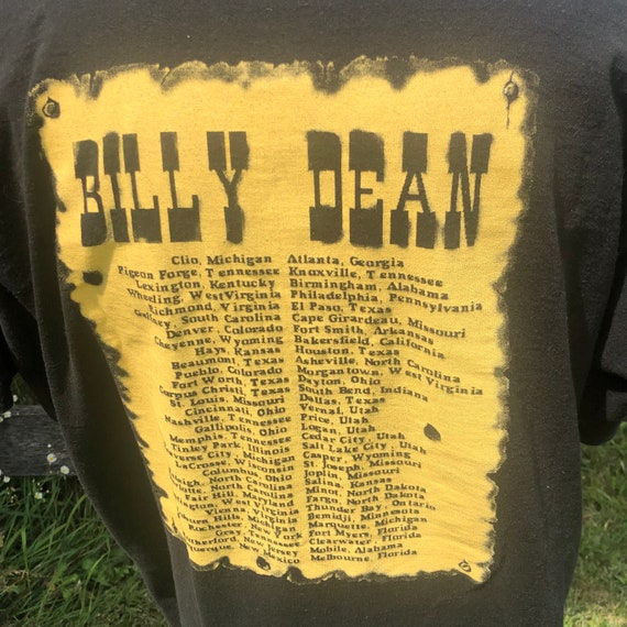 1992 Vintage Western Billy Dean Country Concert T… - image 5