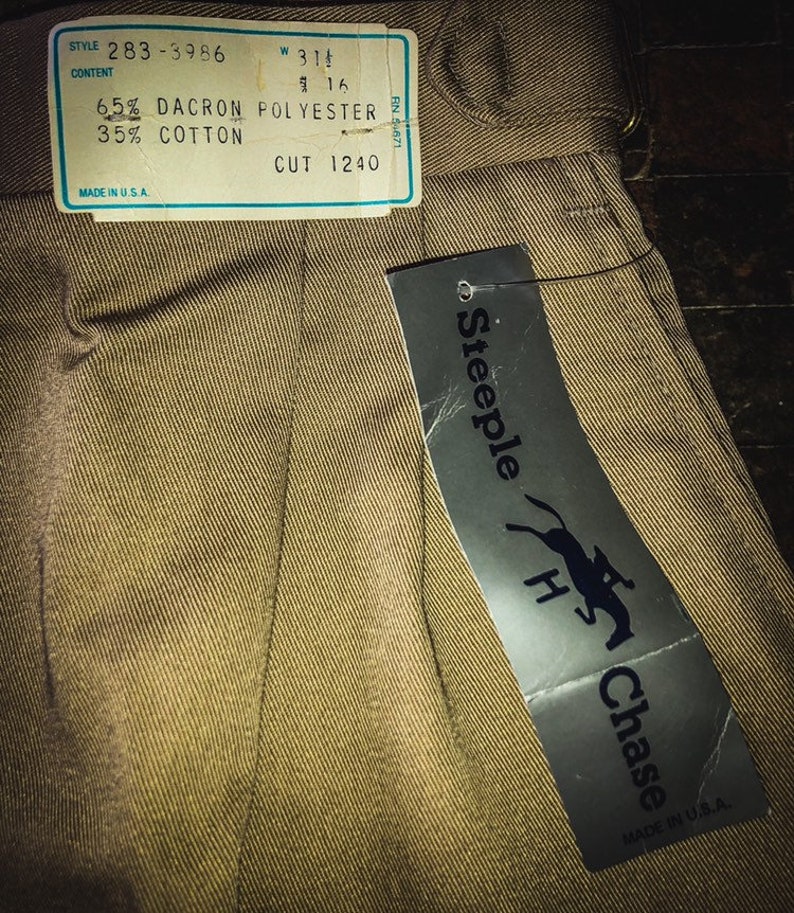 80/'s90/'s Deadstock Vintage SteepleChase A-Line Khaki Skirt with Side Pockets and Adjustable Waist Great Vintage Condition!