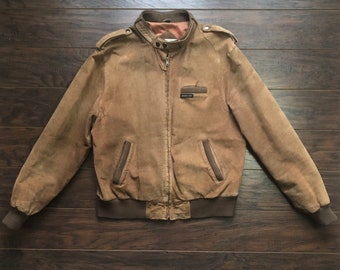 80s Vintage Genuine Leather Members 