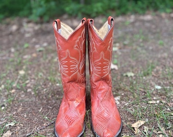 Vintage Darios Womens Western Cowgirl Boots Handmade Mexico
