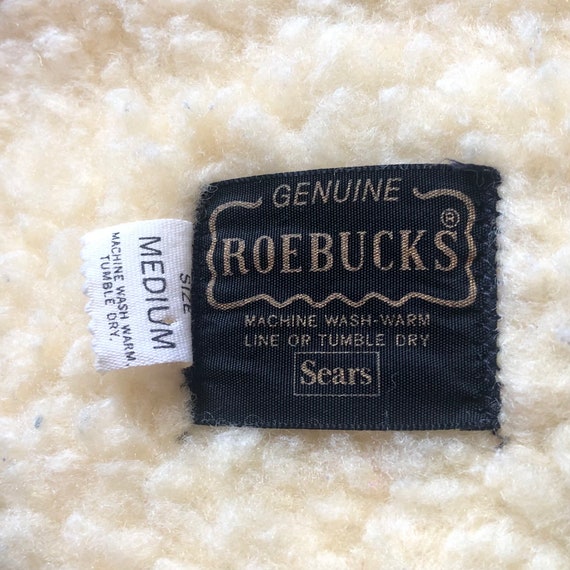 Vintage 80s-90'S Roebucks Bat-Dye Denim Coverall, Made in USA, Men's XL unclear blue type Vintage Second Hand
