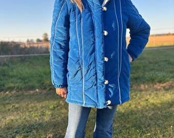 Vintage Women’s Windy Weather Corduroy Puffy Jacket