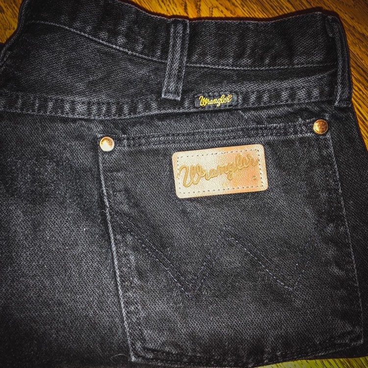 Vintage Black Bootcut Wrangler Jeans With Fading in Just the - Etsy