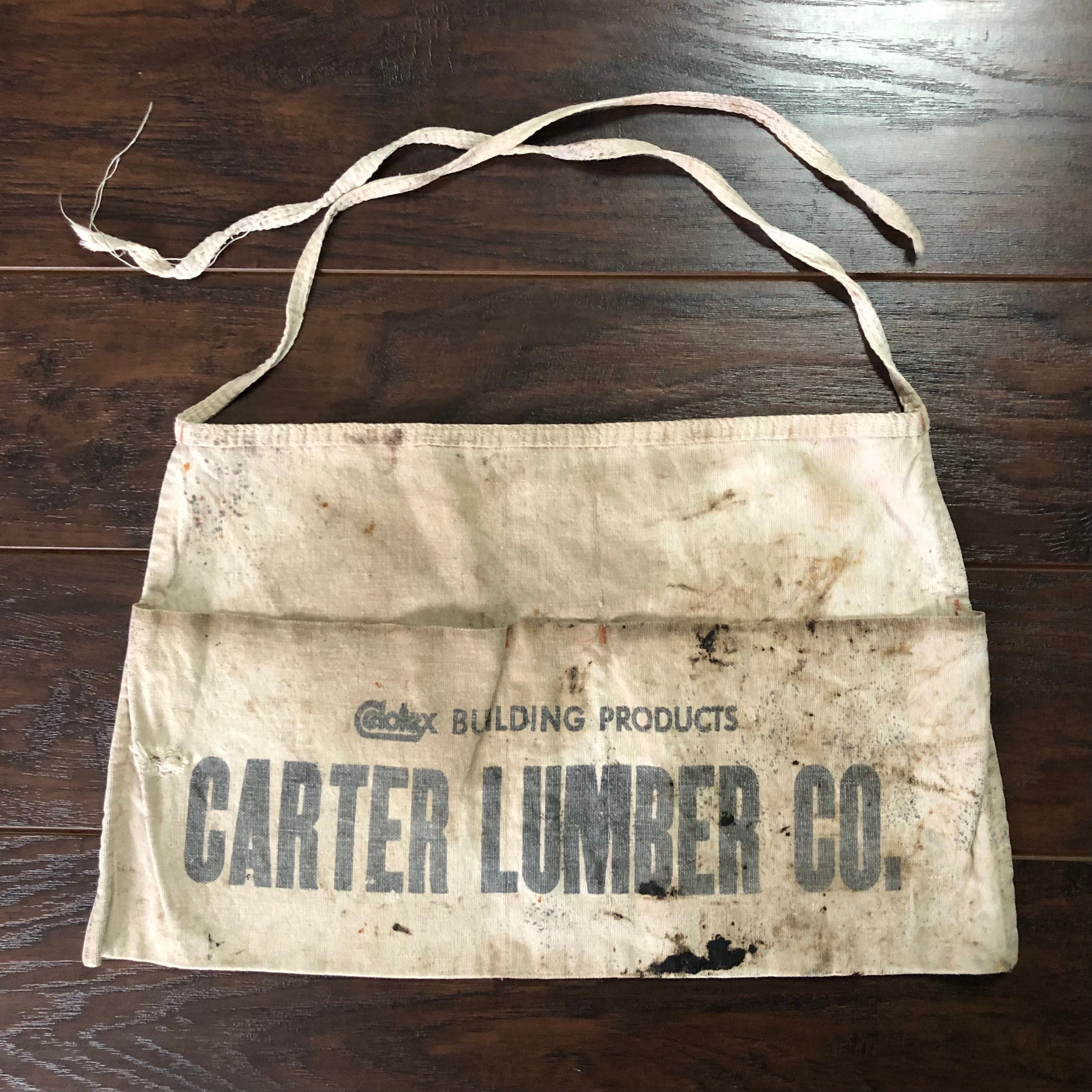 Vintage Carter Lumber Co. Building Products | Nail Apron