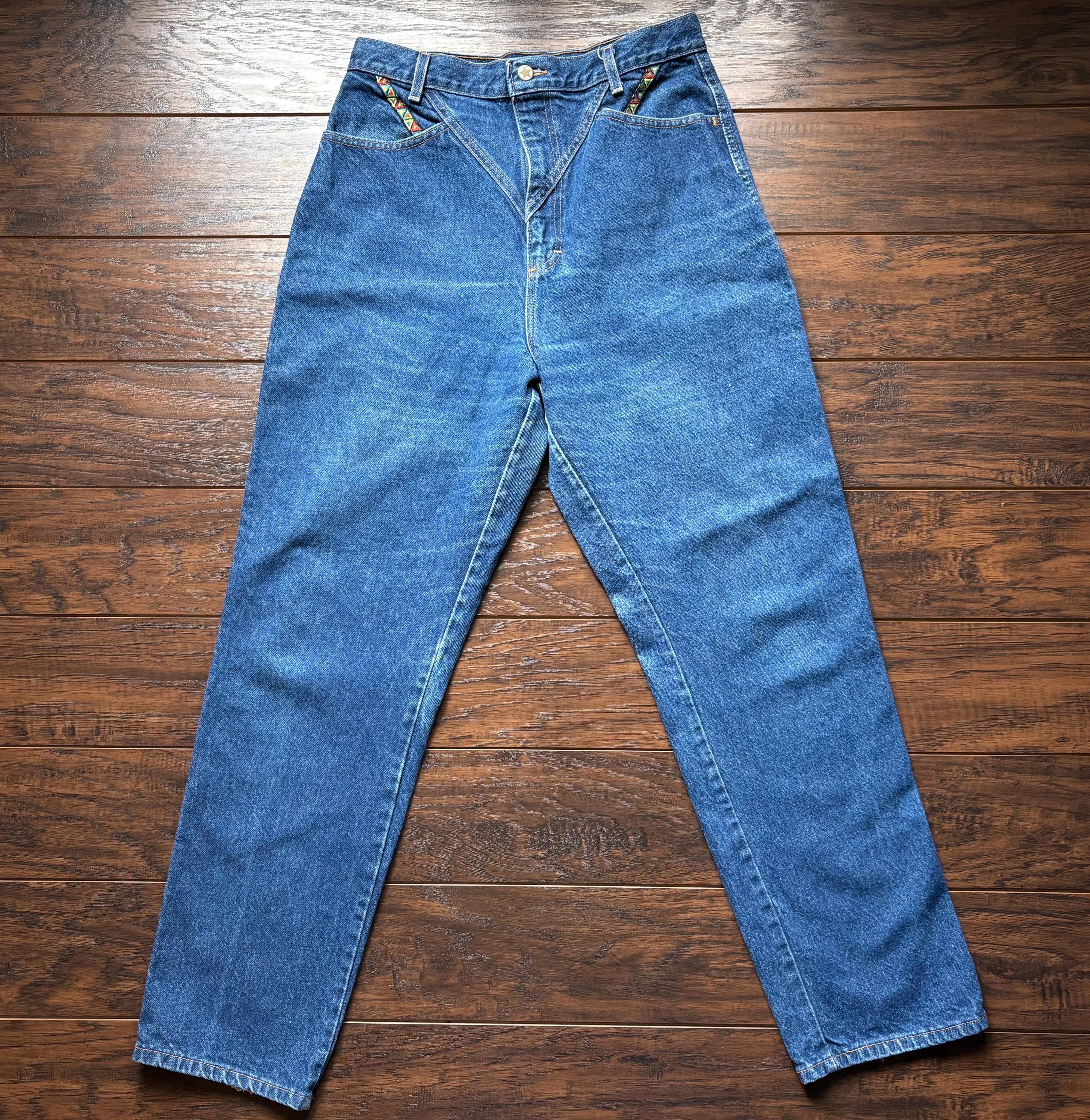 Vintage Western Women's Ozark Mountain Jean Company Bareback Jeans