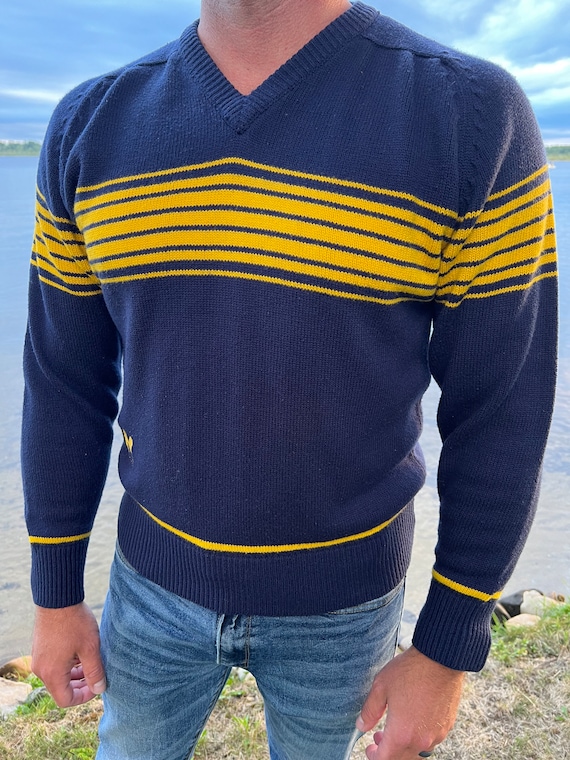 70’s Vintage Brian MacNeil Michigan Pull Over Swe… - image 2