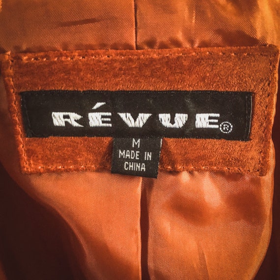 Rare Vintage Women's Medium Revuè 100% Leather Ja… - image 5