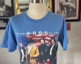 Vintage 2005 Oak Ridge Boys American Journey Tour T-Shirt | Medium | Country Music