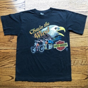 Vintage Motorcycle “Chasin the Wind” Tshirt | Rare