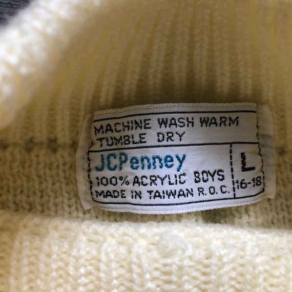 70’s/80’s Vintage Acrylic JCPenney Pull Over Swea… - image 4