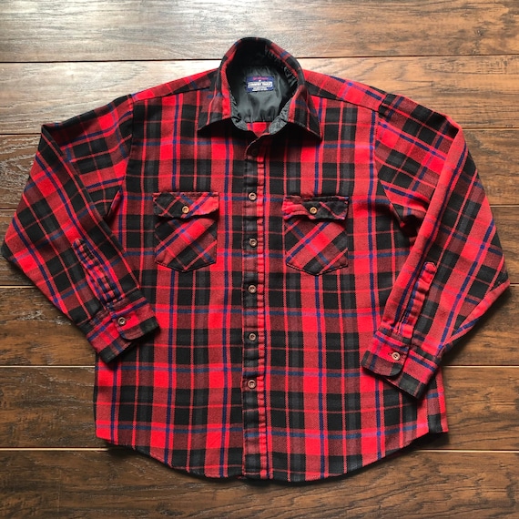 80s Vintage Western Mens Sportswear by Country Touch Flannel Shirt Made in  Korea -  Canada