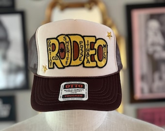 Vintage Gratiot County Sheriff Posse Ithaca Michigan Patch Trucker Hat Custom