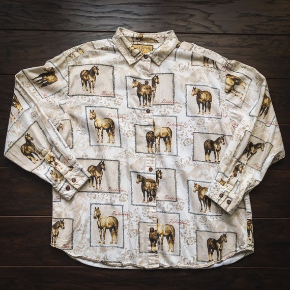 90’s Vintage Women’s Western Bit & Bridle Horse Sh