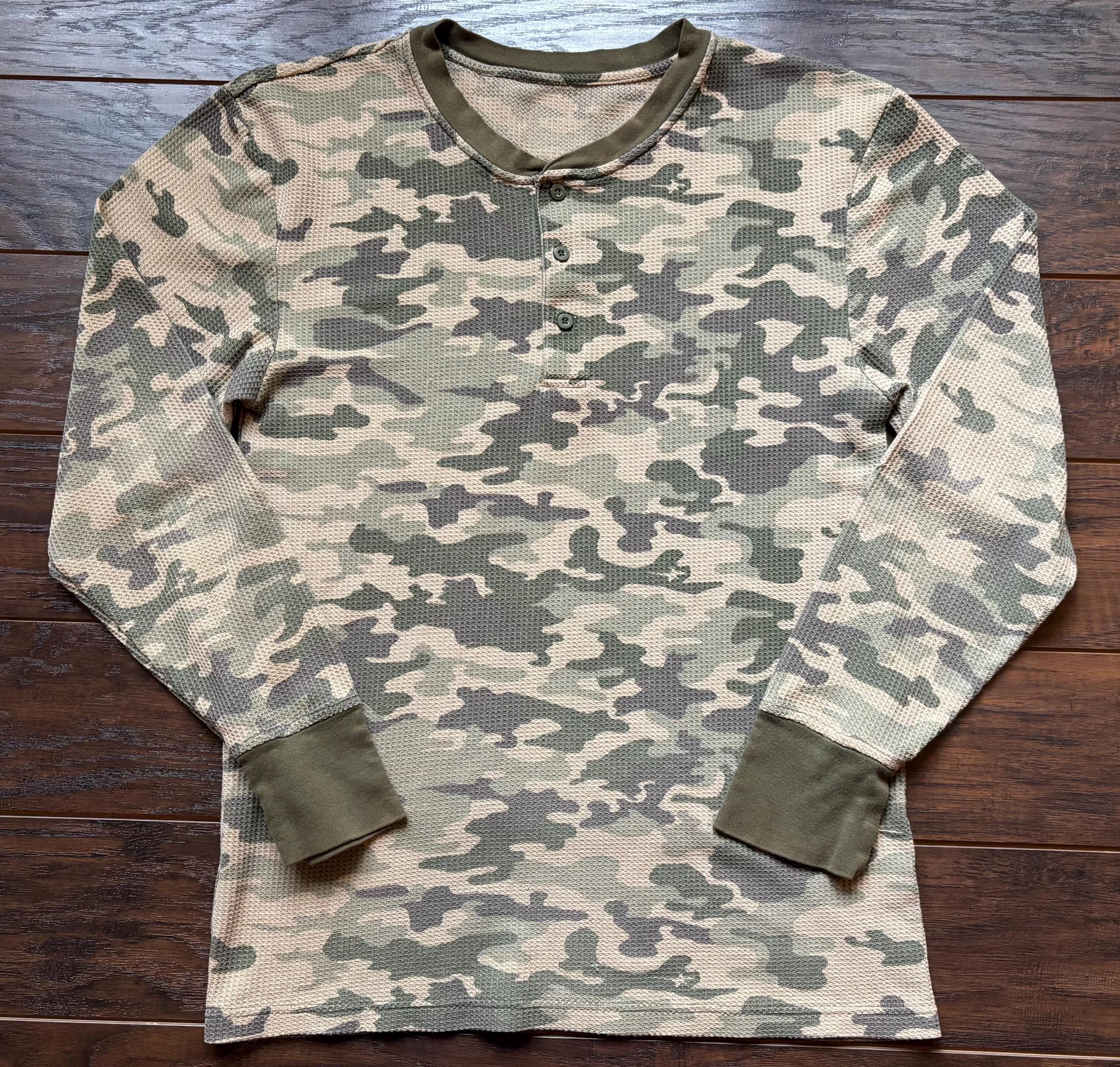 Camo Thermal Shirt - Etsy