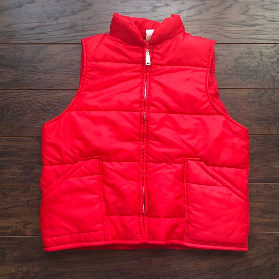 70’s Vintage Tuf Topper Puffy Vest | Made in USA - image 1