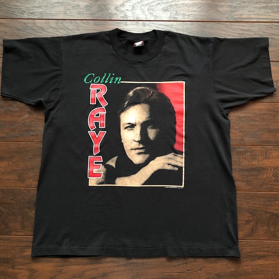 Colli Rae Rapper 1993 Vintage Western Collin Raye Country Concert T-Sh… - Gem