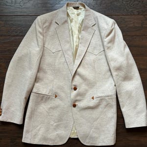 Vintage Levi&#39;s Western Blazer: Faux Arrow Pockets, Made in USA