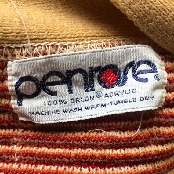 70’s Vintage Western 100% Orlon Acrylic Penrose C… - image 5