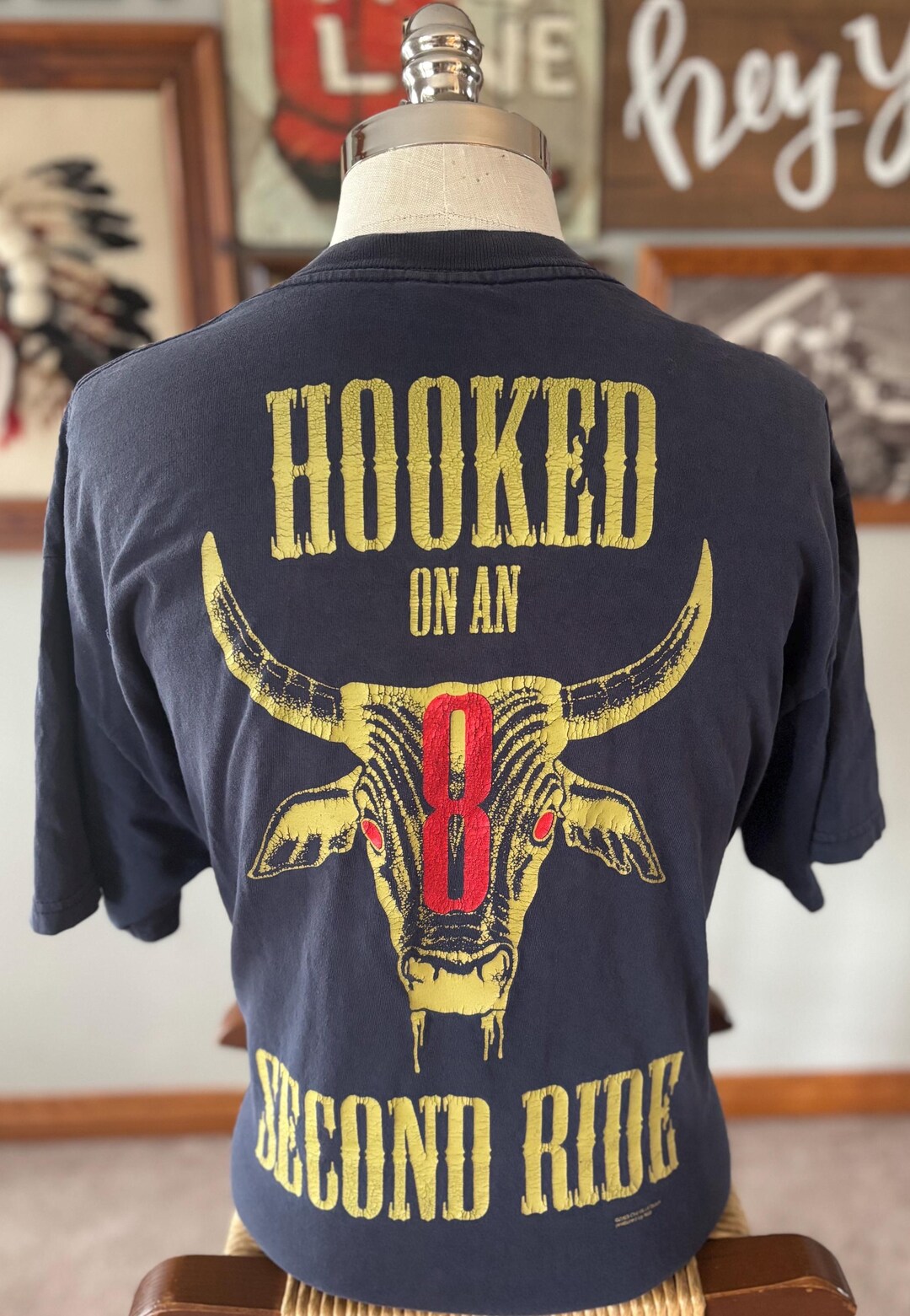 Vintage 2003 Chris Ledoux T-shirt XL | Hooked on an 8 Second Ride ...