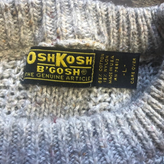 80’s Vintage Men’s OshKosh B’Gosh Pullover Sweate… - image 3