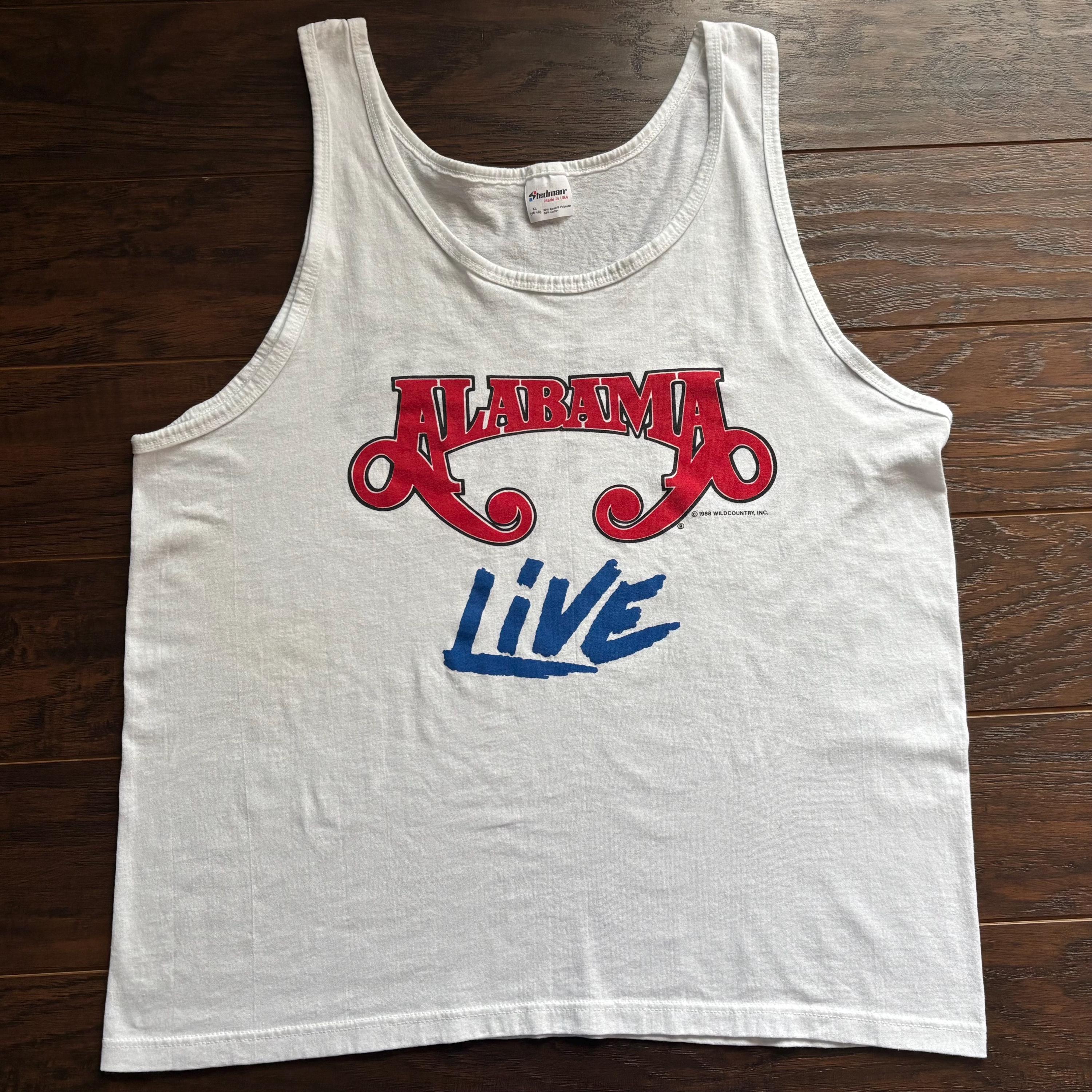 Vintage 1988 Alabama Live Tour Tank Top XL | Original 80s Country 